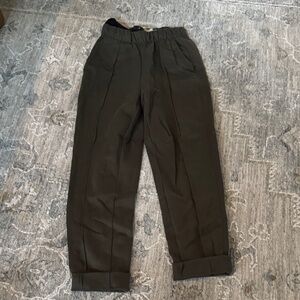 Everlane Dream Pant in Olive Green